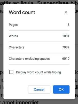 How to Show How Many Words You've Typed on Google Docs and Why Counting Words is Like Counting Stars